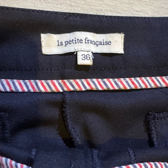 Navy Pants with Pink Stripes - Picture 3 of 5